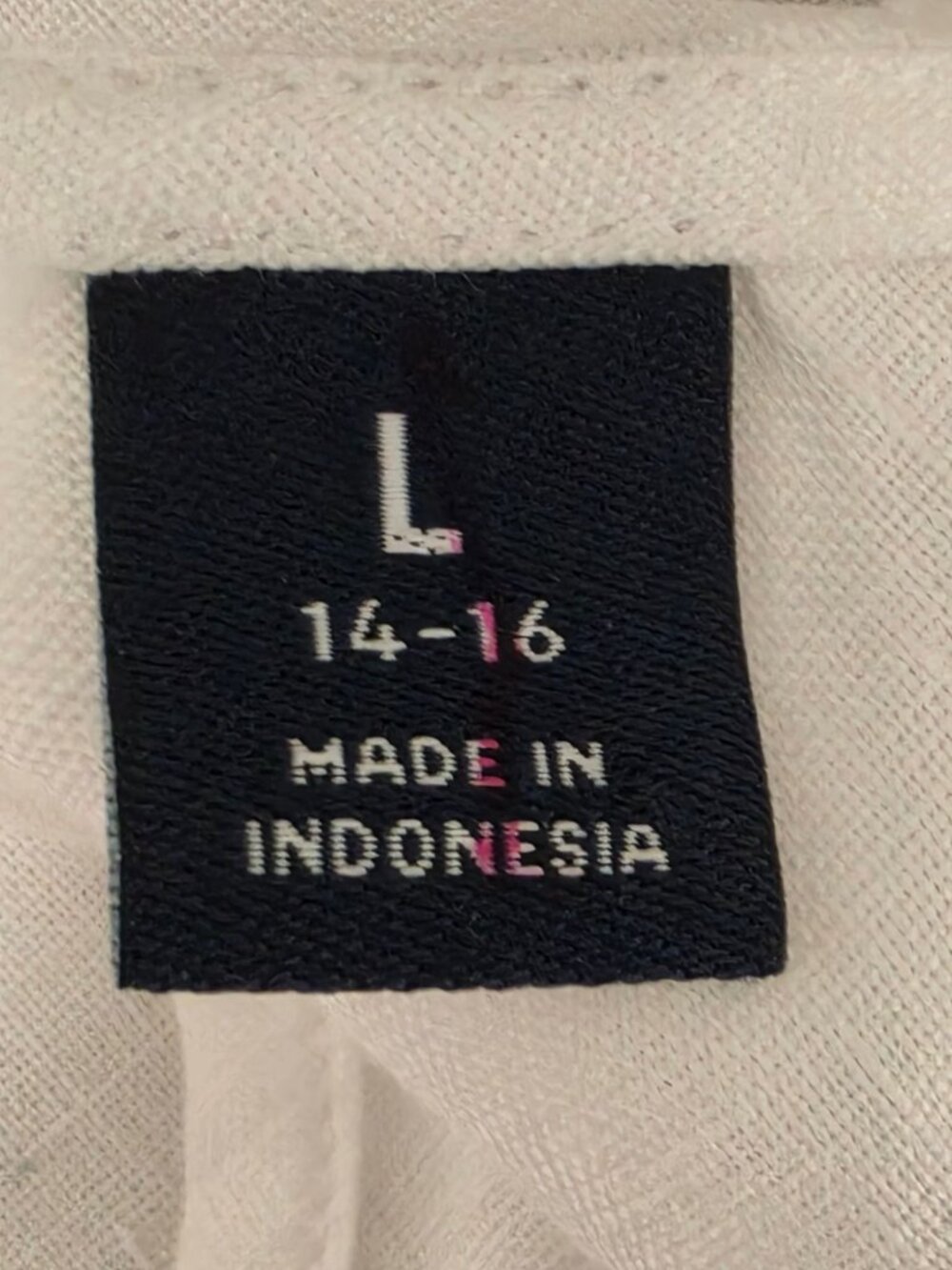 Lands' End 100% Linen White Tank Top L 14-16 Coastal Grandma Minimalist Shell - Picture 6 of 11